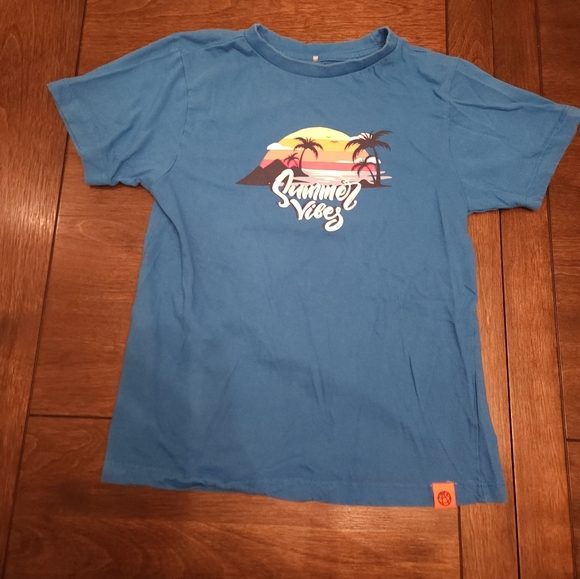 Free Planet Other - Free Planet Blue Tee with Sunset Print Boys Size 7
